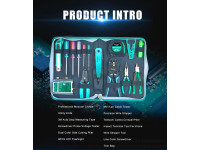 PROSKIT Mala Ferramentas Manutenção Redes 16x PROSKIT Mala Ferramentas Manutenção Redes 16x